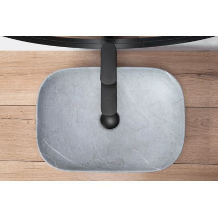 REA-U3801 - LIVIA tasoallas 33,5x46,5 cm keramiikka/harmaa/kivijäljitelmä