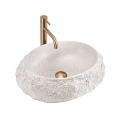 REA-U4332 - Pesuallas tason päälle MIKA 38x50 cm beige/harmaa/kivijäljitelmä