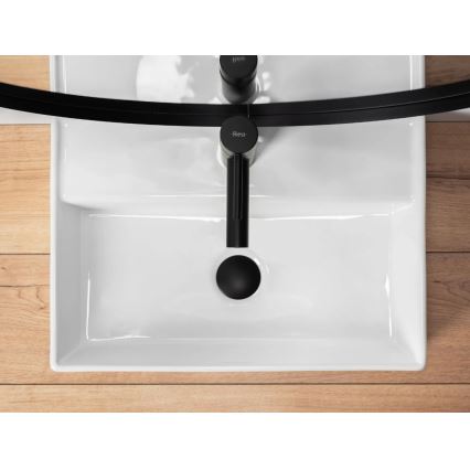 REA-U5000 - Tason päälle asennettava pesuallas VALERIA 35,5x50,5 cm keramiikka/kiiltävä valkoinen