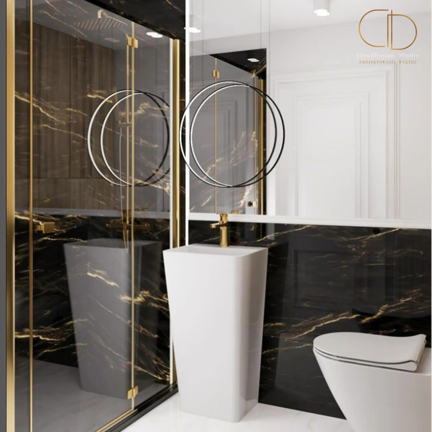 REA-U5637 - Vapaasti seisova ARIS-pesuallas 37,5 x 44 cm, keramiikka, kiiltävän valkoinen