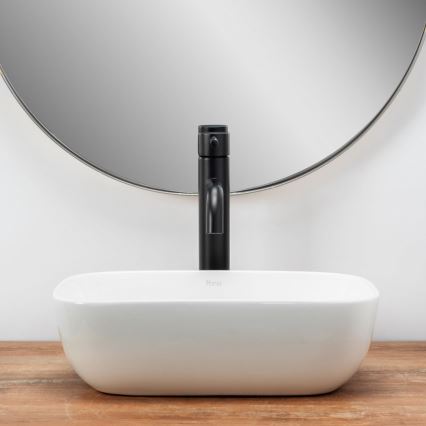 REA-U5667 - Tason päälle asennettava pesuallas BELINDA MINI 25x36 cm keraamiikka/kiiltävä valkoinen