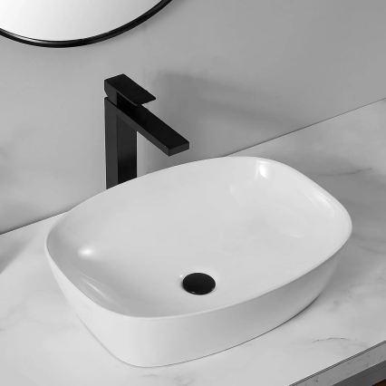 REA-U6616 - Pöytätason pesuallas FREJA 39,5x51 cm keramiikka/valkoinen