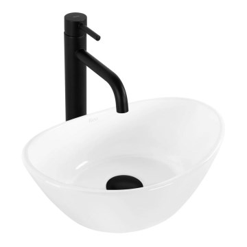 REA-U6803 - Tasoallas KATE 24,5x36,5 cm keramiikka/kiiltävä valkoinen