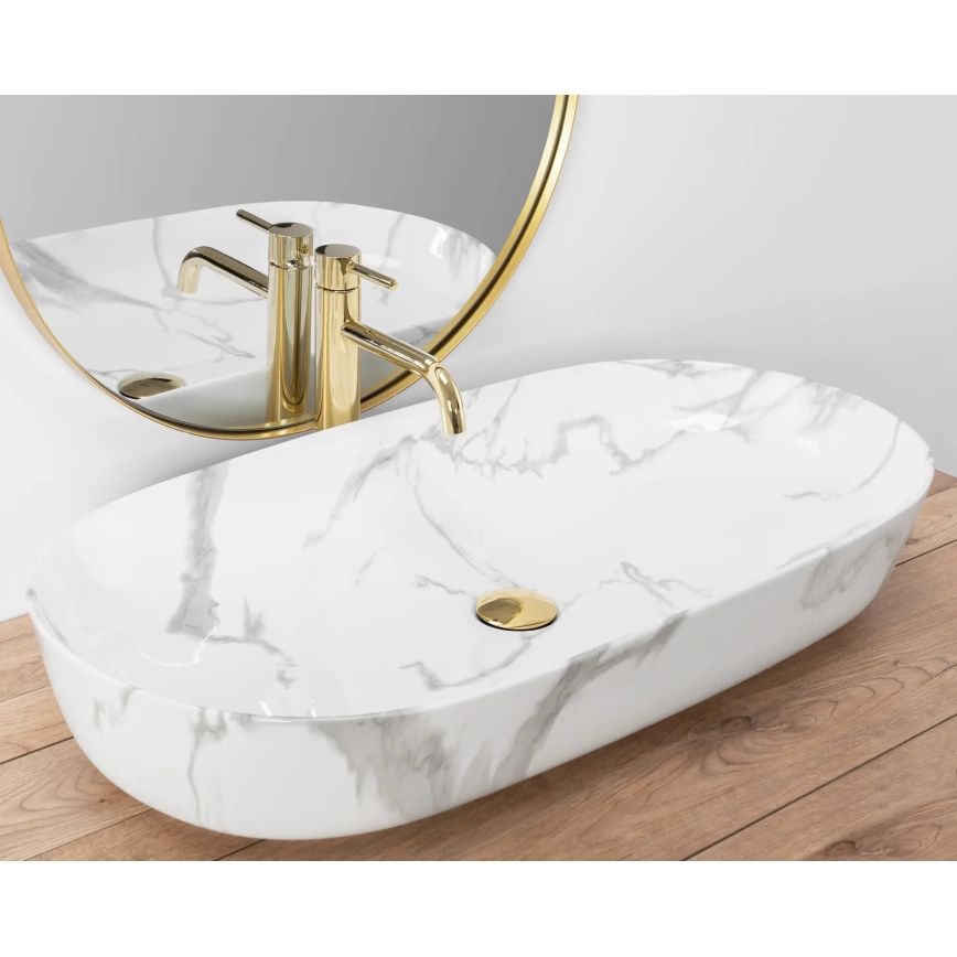 REA-U8403 - CLEO-tasoallas 41x81 cm, keramiikka/marmorin kuvio
