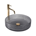 REA-U8880 - Tasoallas CRISTAL Ø 39 cm lasi/savunharmaa