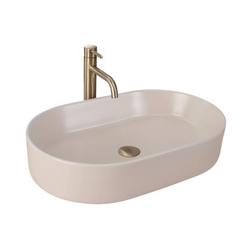 REA-U9661 - NADIA tasoon asennettava pesuallas 38,5x61 cm keramiikka/beige