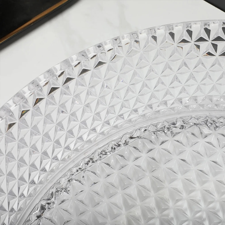 REA-U9670 - Tasoon asennettava pesuallas CRISTAL 35,5 cm lasi/kirkas