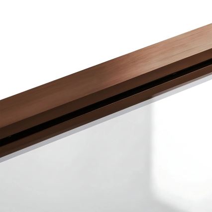 REA-W5696 - Taittuva kylpyammeen suojalasi AGAT 140×80 cm harjattu kupari/kirkas
