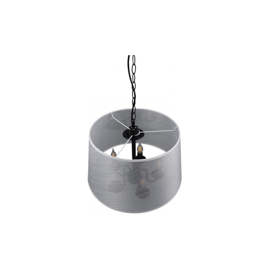 Reality - LED Kattokruunu ketjussa CIMA 5xE14/40W/230V harmaa