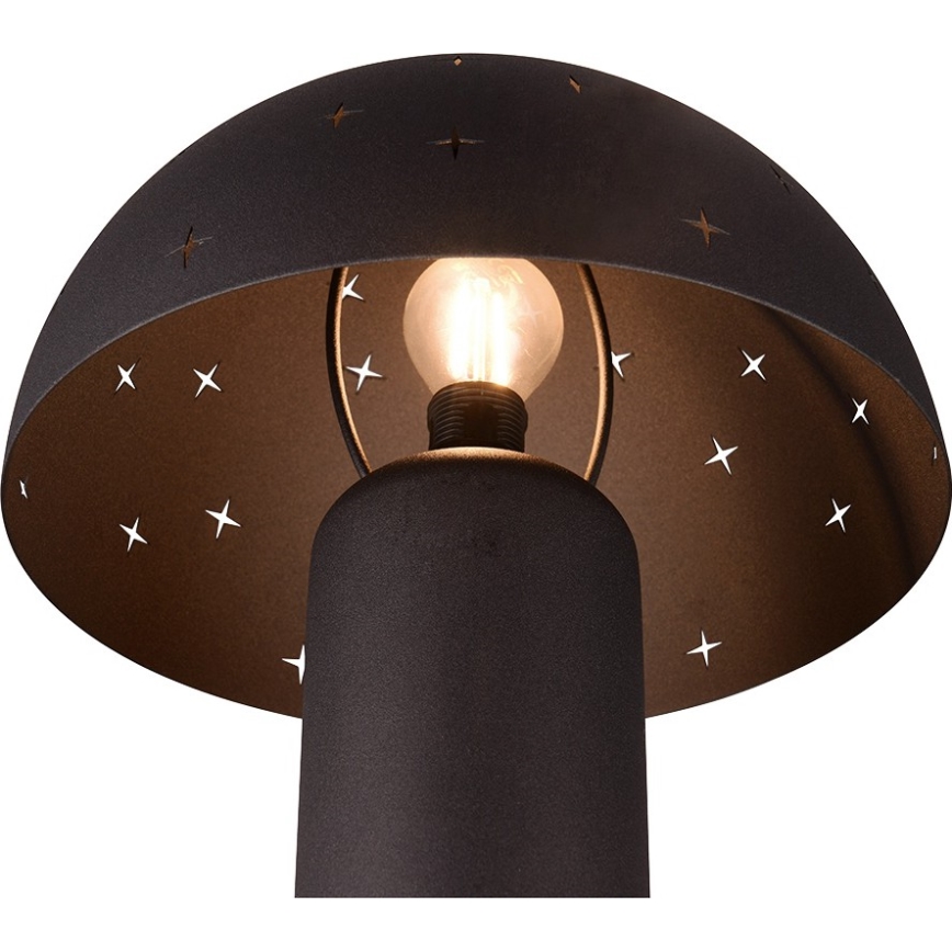 Reality - Pöytälamppu SETA 1xE14/28W/230V musta