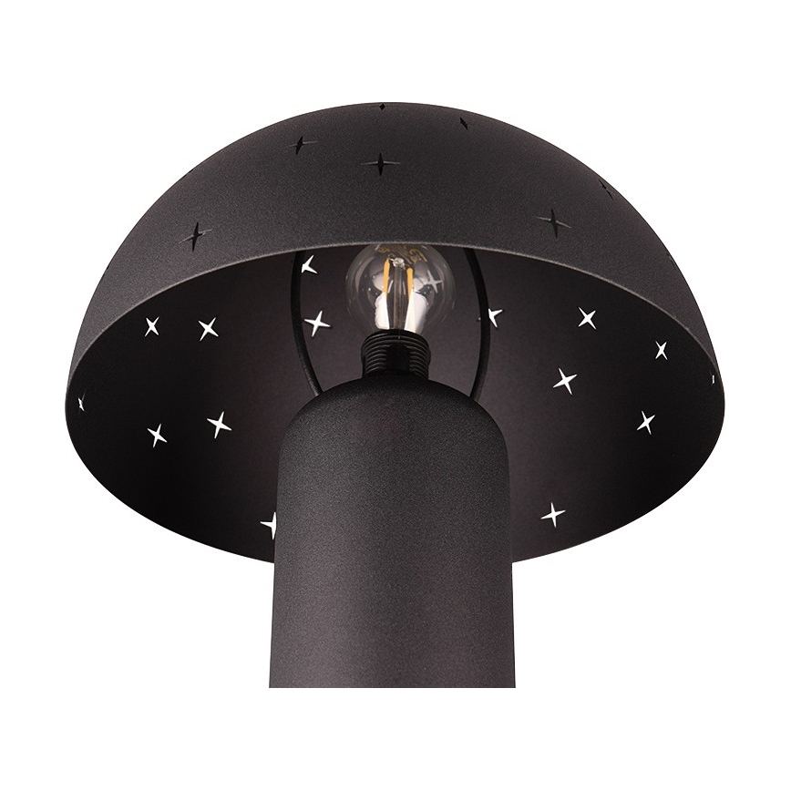 Reality - Pöytälamppu SETA 1xE14/28W/230V musta