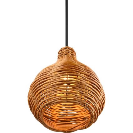 Reality - riippuvalaisin johdolla SPROUT 1xE14/40W/230V ruskea/rottinki