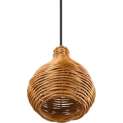 Reality - riippuvalaisin johdolla SPROUT 1xE14/40W/230V ruskea/rottinki