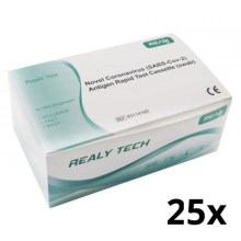 RealyTech - Antigeeni COVID-19 Pikatesti (pyyhkäisy) - nenästä 25kpl