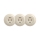 Reblig - Kolmois retro-pistorasia kotikäyttöön kehyksellä SCHUKO 230V beige