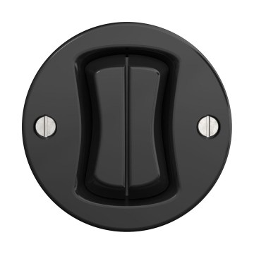 Reblig - Retro kehyksetön kaksoispainike, musta