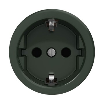 Reblig - Retro-kotipistorasia SCHUKO ilman kehystä 230V/16A, vihreä