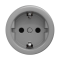 Reblig - Retro kotitalouspistorasia ilman kehystä SCHUKO 230V/16A harmaa