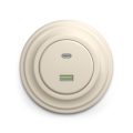 Reblig - Retro USB-pistorasia A+C, beige kehys