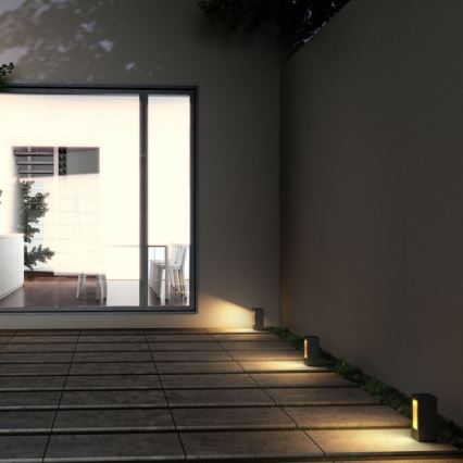 RED - Design Rendl - R10380- LED-ulkolamppu TREEZA LED/7W/230V IP54 antrasiitti