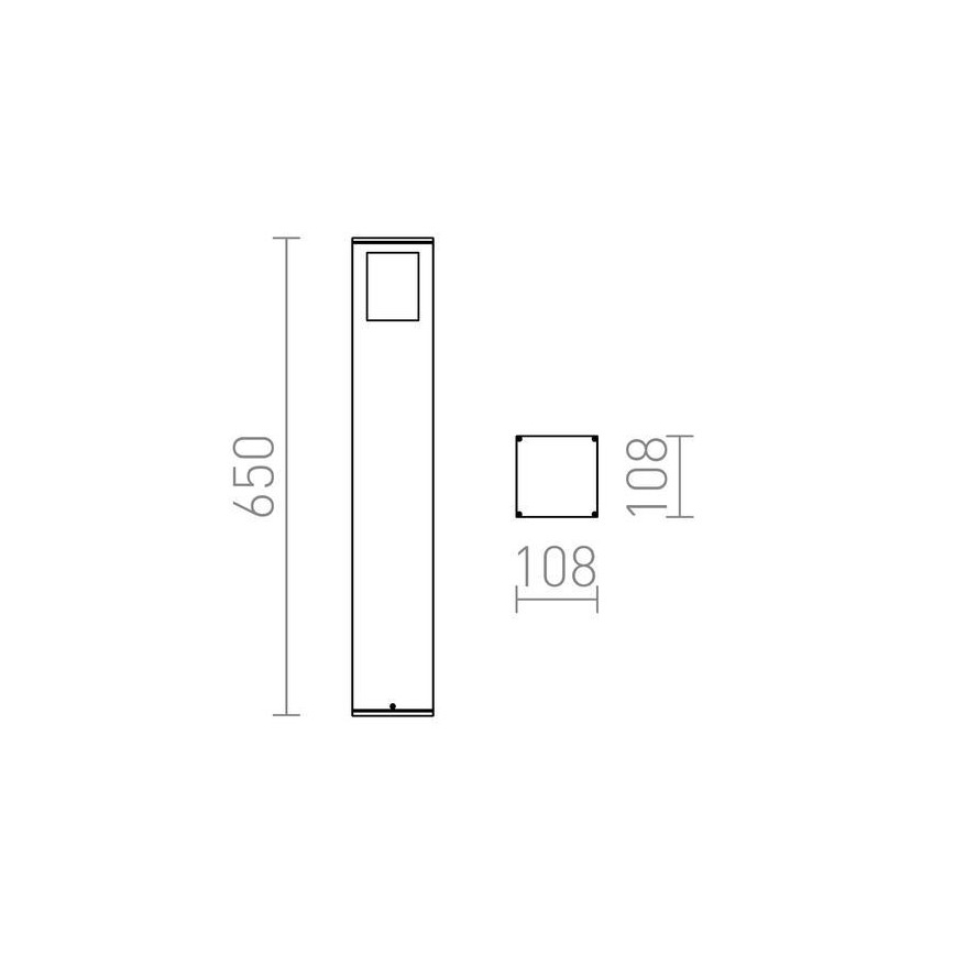 RED - Design Rendl - R10433 - Ulkovalo PONDER 1xE27/18W/230V IP44 musta