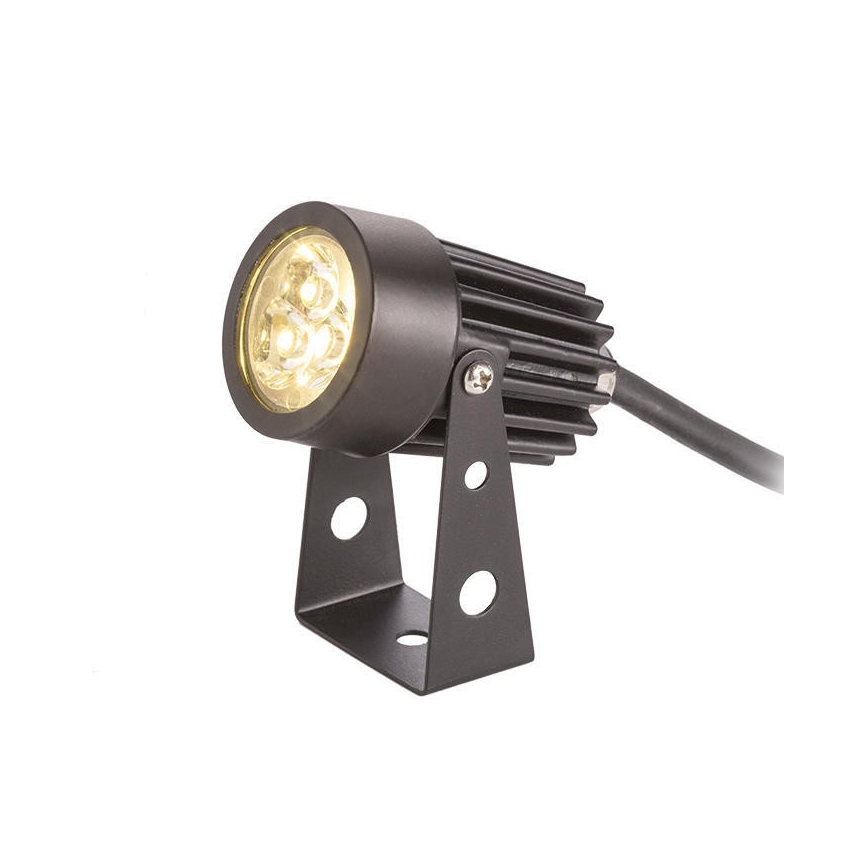 RED - Design Rendl - R10530 - LED-ulkovalo GUN LED/3W/230V IP65