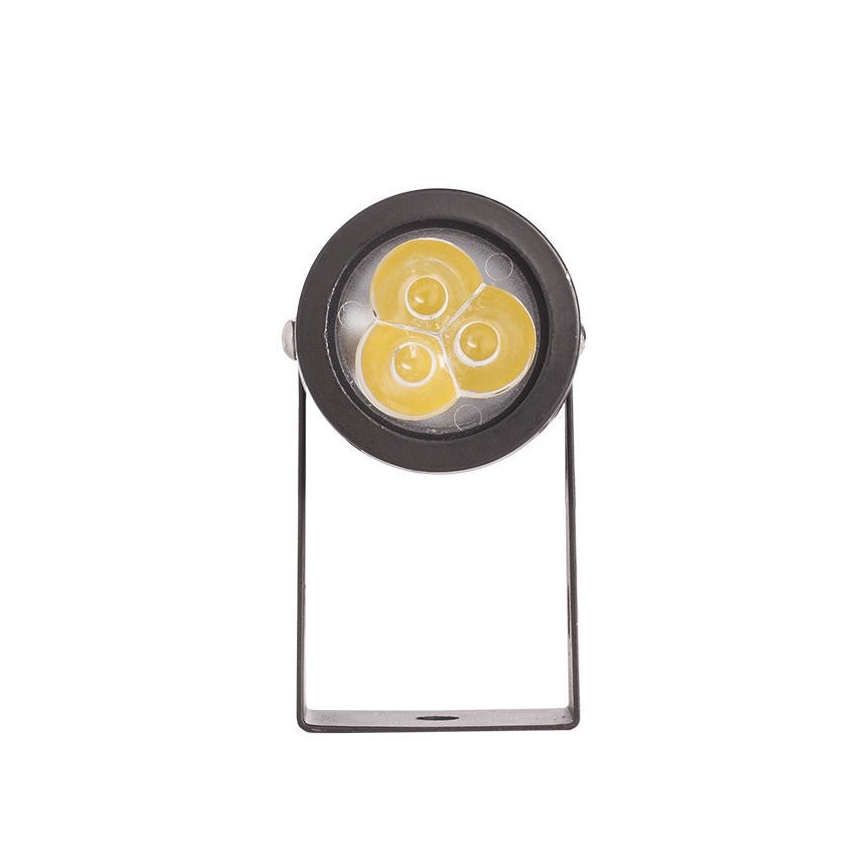 RED - Design Rendl - R10530 - LED-ulkovalo GUN LED/3W/230V IP65