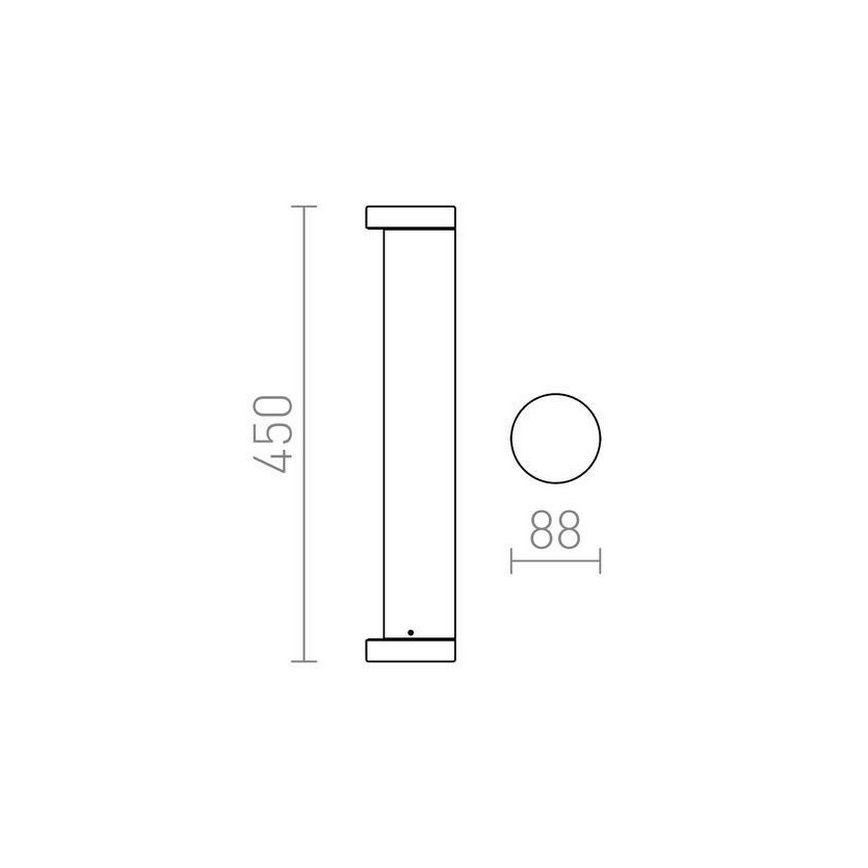 RED - Design Rendl - R11171 - LED-ulkolamppu SONET LED/7W/230V IP54 antrasiitti