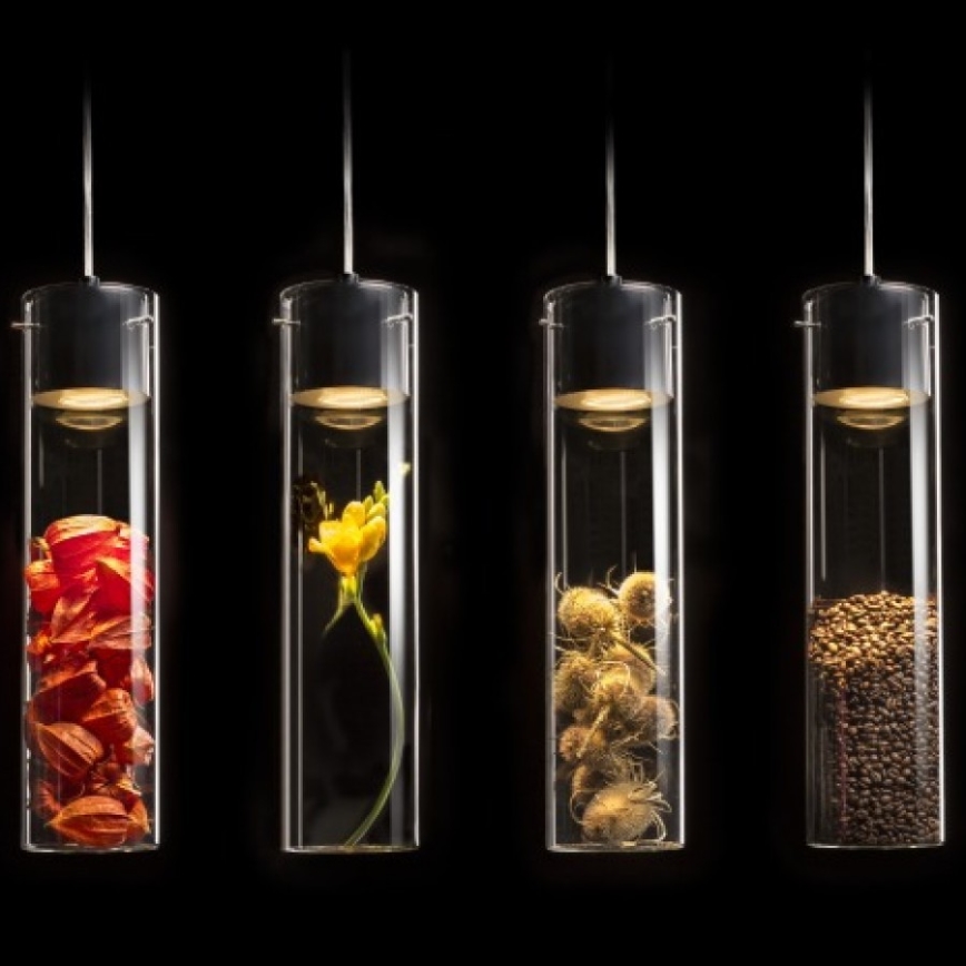 RED - Design Rendl - R11756 - Kattokruunu johdossa GARNISH 1xGU10/9W/230V