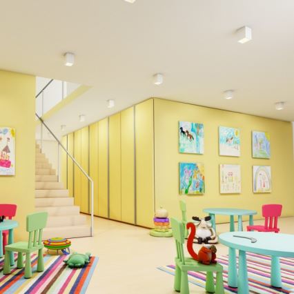 RED - Design Rendl - R11957 - Kattovalo ACK 1xGU10/50W/230V