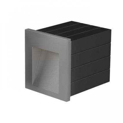 RED - Design Rendl -R12014- LED Sisäänrakennettu ulkovalo TESS LED/3W/230V IP54