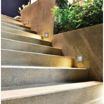 RED - Design Rendl-R12015 - LED-ulkovalo sisäänrakennettu TESS LED/3W/230V IP54 antrasiitti