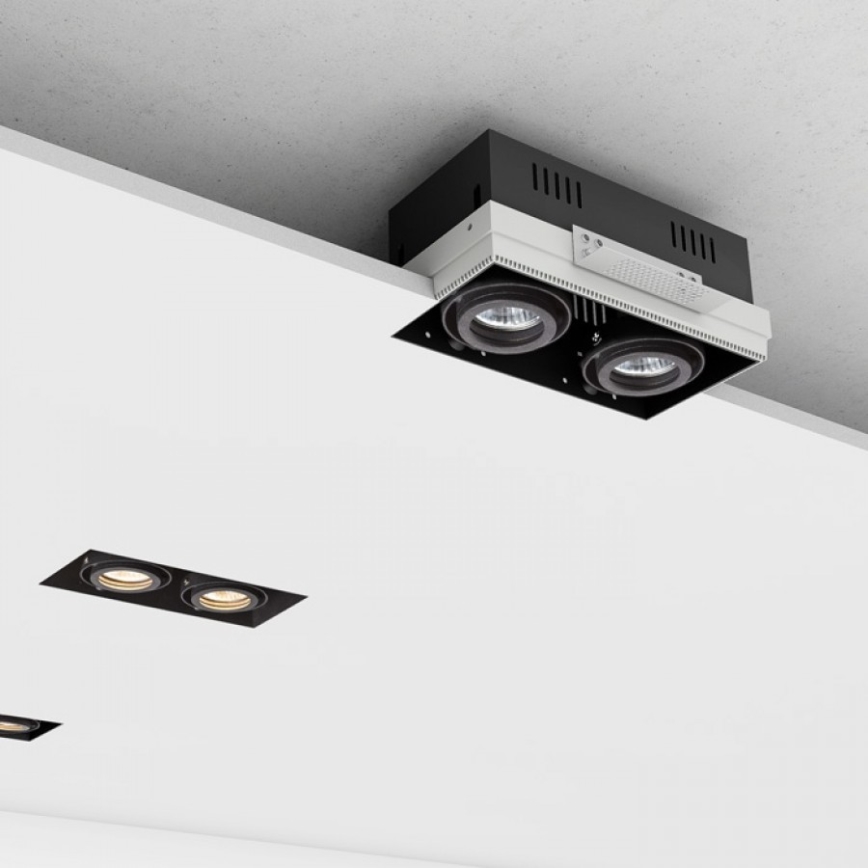 RED - Design Rendl - R12053 - Upotettu valo ELECTRA 2xGU10/50W/230V