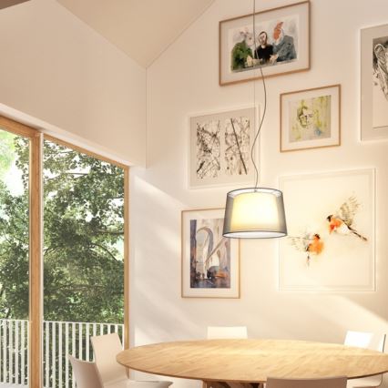 RED - Design Rendl - R12483 - Kattokruunu johdossa ESPLANADE 1xE27/42W/230V