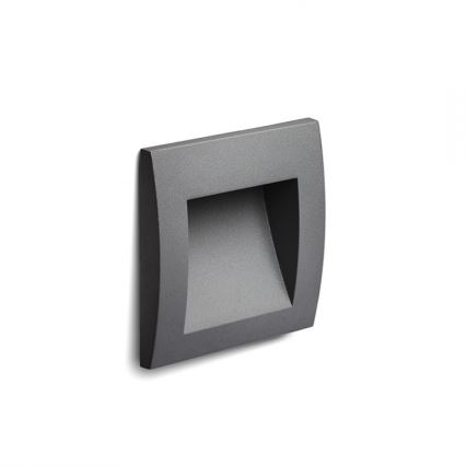 RED - Design Rendl - R12534 - LED Sisäänrakennettu ulkovalo GORDIQ LED/1,5W/230V IP65