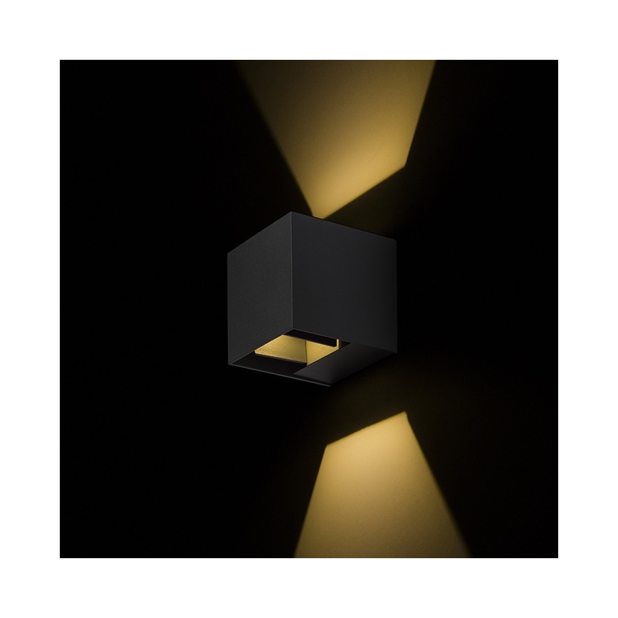 RED - Design Rendl - R12557 - LED-ulkoseinävalo CARRE 2xLED/3W/230V IP54