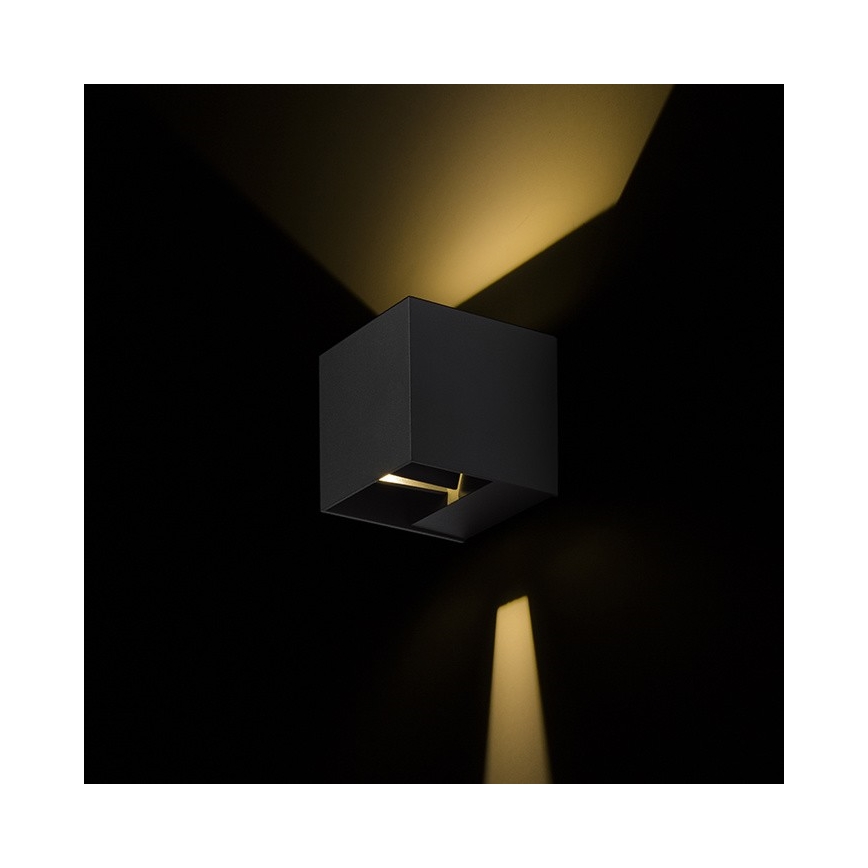 RED - Design Rendl - R12557 - LED-ulkoseinävalo CARRE 2xLED/3W/230V IP54