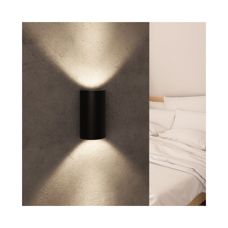 RED - Design Rendl - R12593 - LED-seinävalo DAFFY LED/6W/230V musta