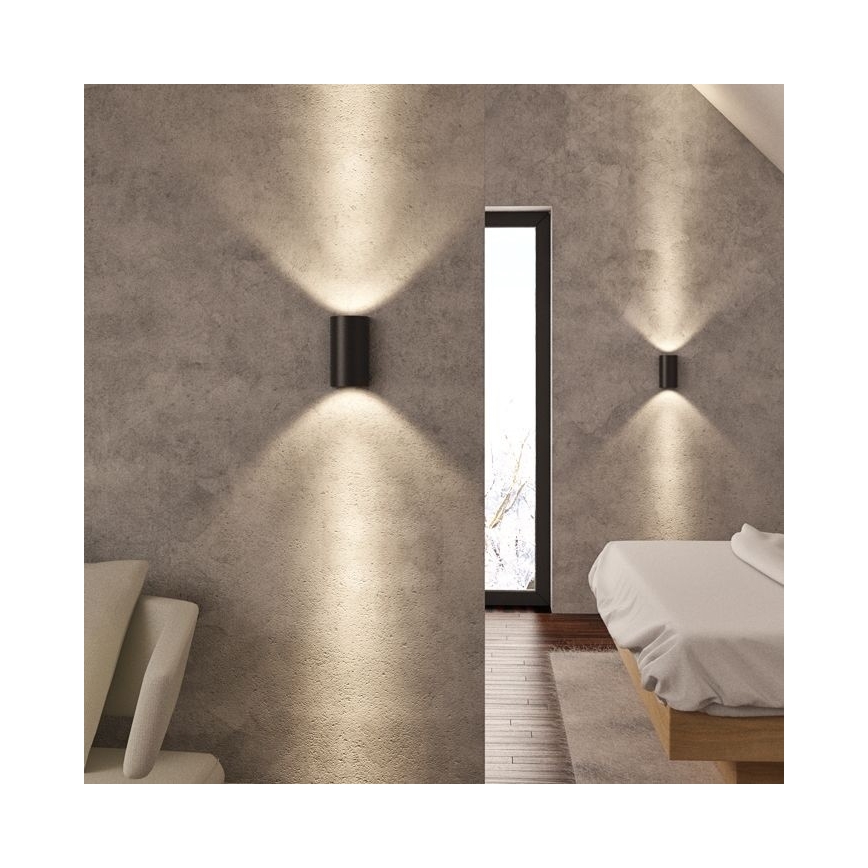 RED - Design Rendl - R12593 - LED-seinävalo DAFFY LED/6W/230V musta