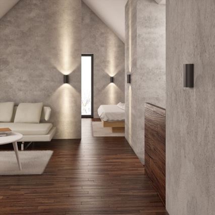 RED - Design Rendl - R12593 - LED-seinävalo DAFFY LED/6W/230V musta