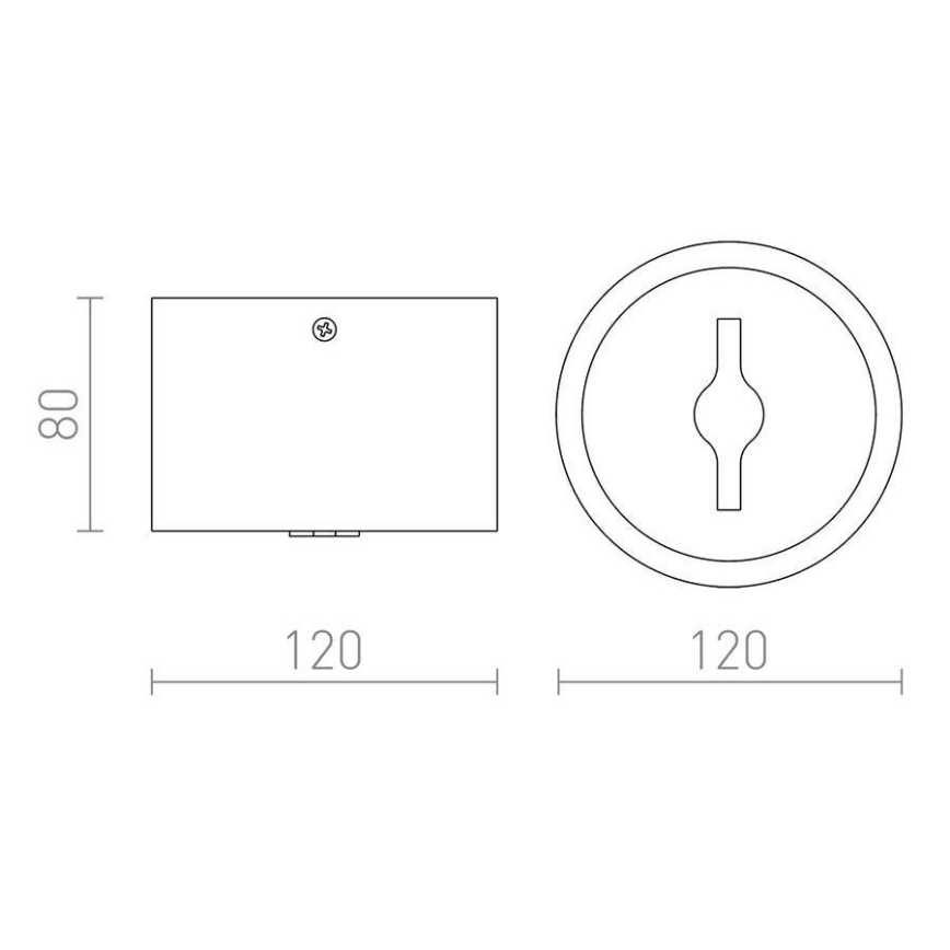 RED - Design Rendl - R12633 - LED Himmennettävä kohdevalo KELLY LED/15W/230V valkoinen