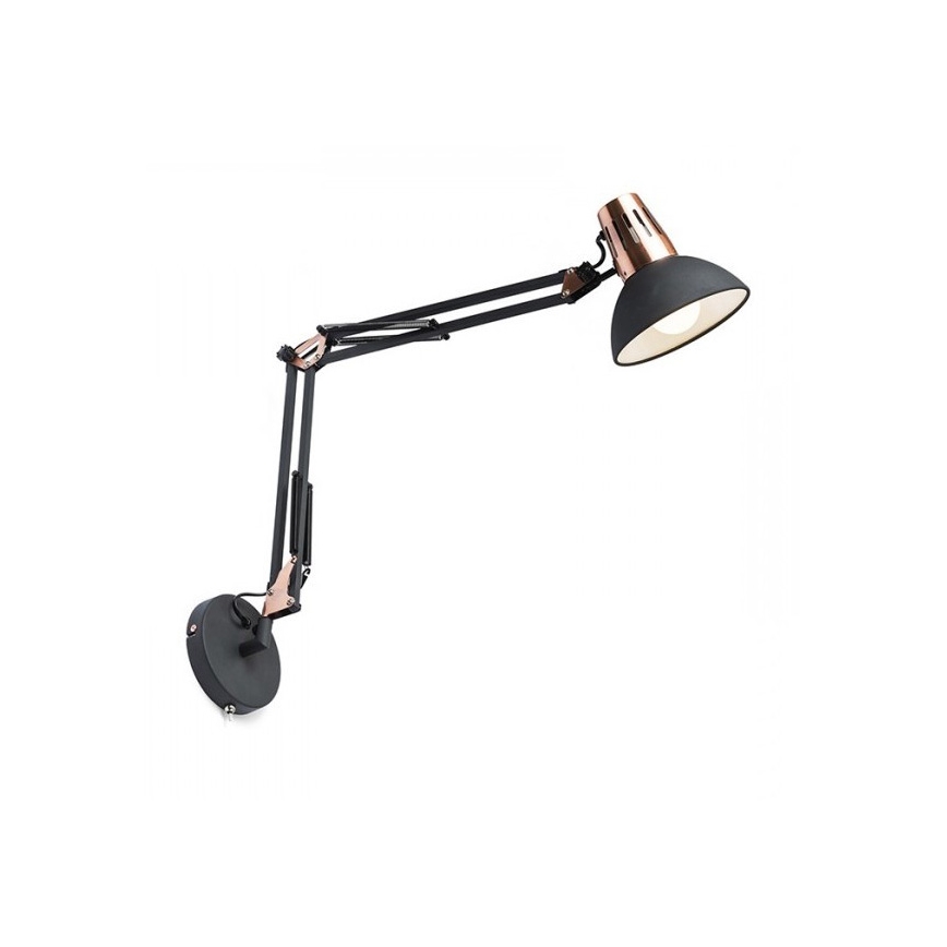 RED - Design Rendl - R12651 - Seinälamppu ANTE 1xE27/28W/230V musta