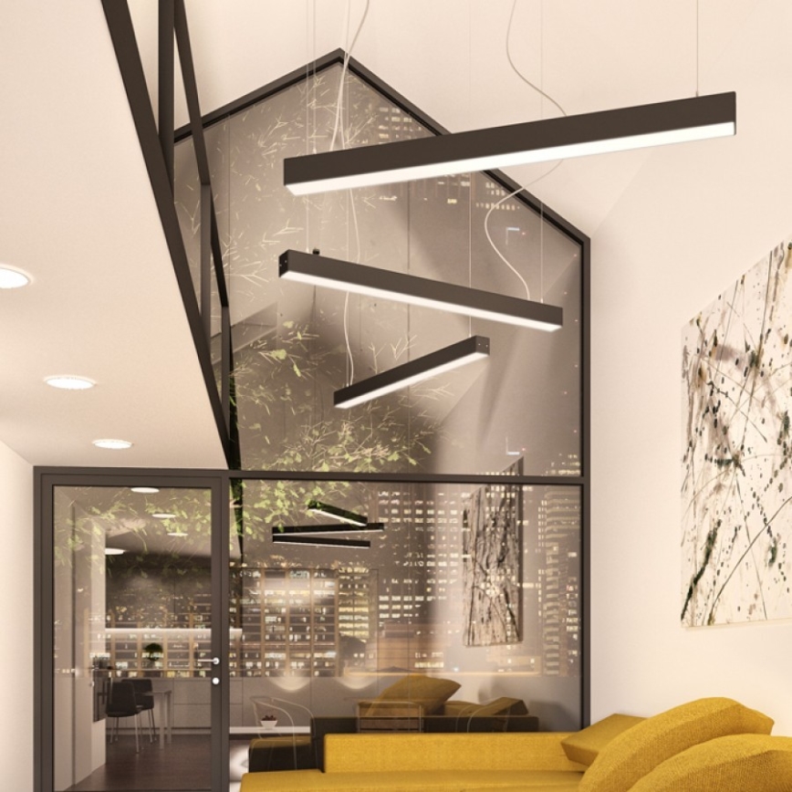 RED - Design Rendl - R12721 - LED Kattokruunu johdossa PESANTE LED/40W/230V musta