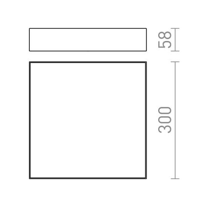 RED - Design Rendl - R12850 - LED-kattovalo LARISA LED/30W/230V valkoinen