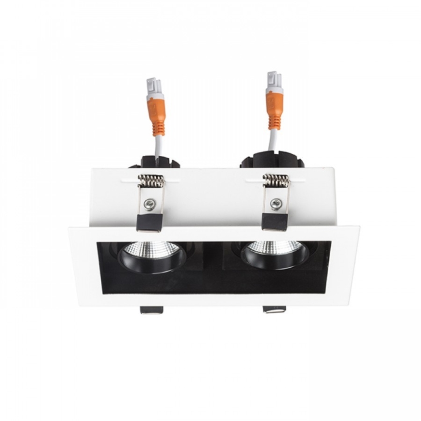 RED - Design Rendl - R12857 - LED upotettava valo BONDY 2xLED/7W/230V