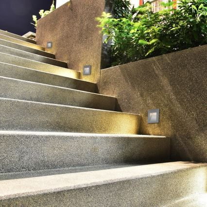 RED - Design Rendl - R12013 - LED Sisäänrakennettu ulkovalo TESS LED/3W/230V IP54 valkoinen