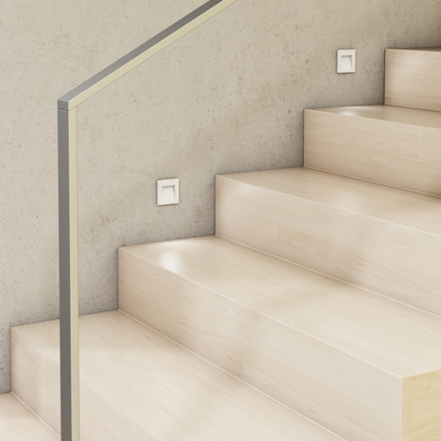 RED - Design Rendl - R12013 - LED Sisäänrakennettu ulkovalo TESS LED/3W/230V IP54 valkoinen