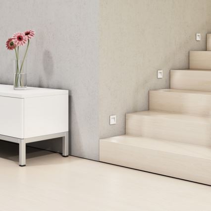 RED - Design Rendl - R12013 - LED Sisäänrakennettu ulkovalo TESS LED/3W/230V IP54 valkoinen