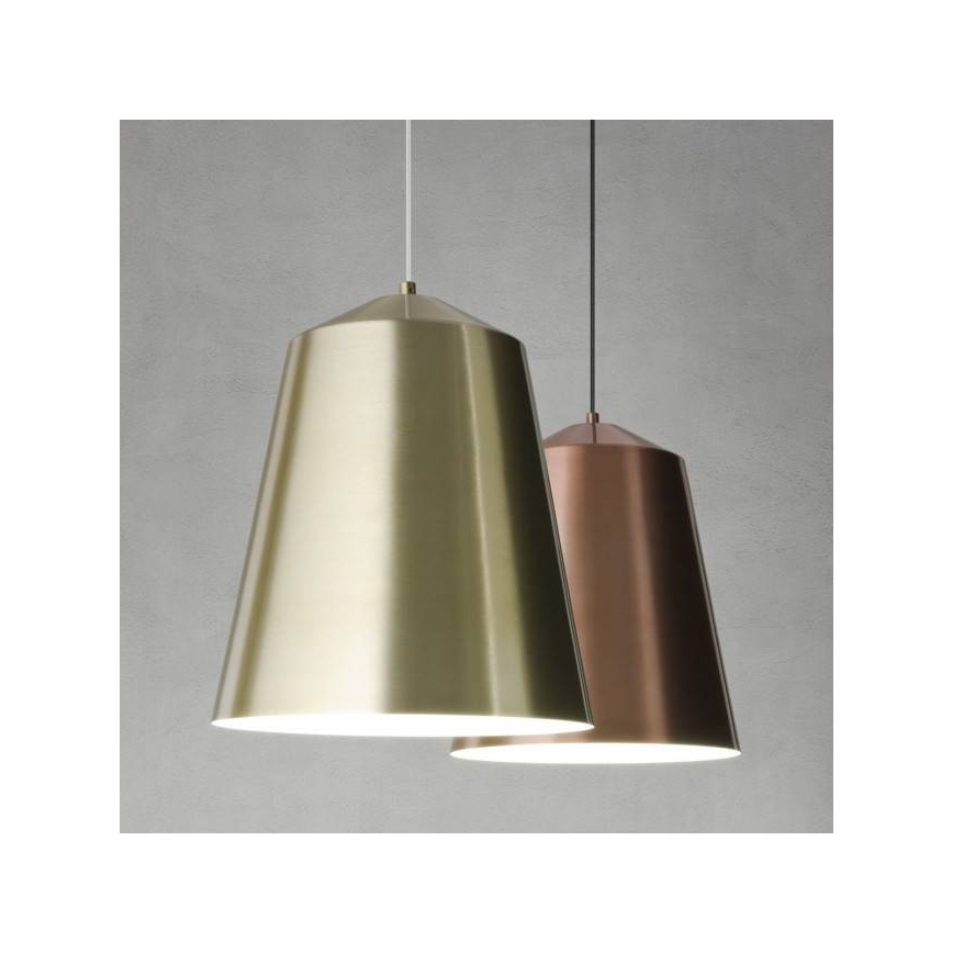 Redo 01-1104 - Kattokruunu johdossa AYLA 1xE27/42W/230V halkaisija 36 cm kulta