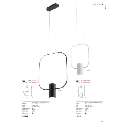 Redo 01-1227 - Himmennettävä LED-pöytälamppu DOM LED/21W/230V musta